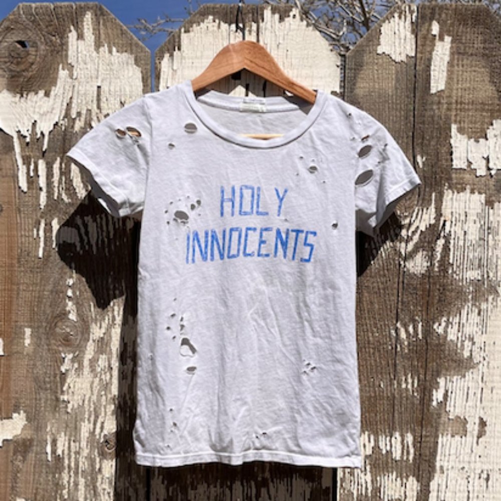 MOTHER distressed cotton tee